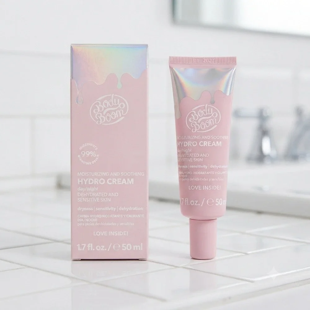 BodyBoom Hydro Cream Face Moisturizer 1.7oz Natural Vegan Formula **NEW**